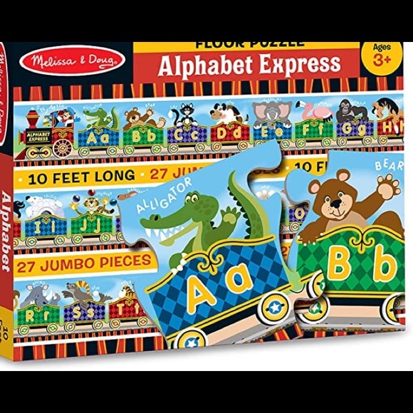 Melissa and Doug Other - NWT- Melissa & Doug Floor Puzzle Alphabet Express